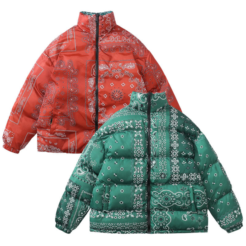 Men's Retro Thickened Bread Coat Cotton Coat