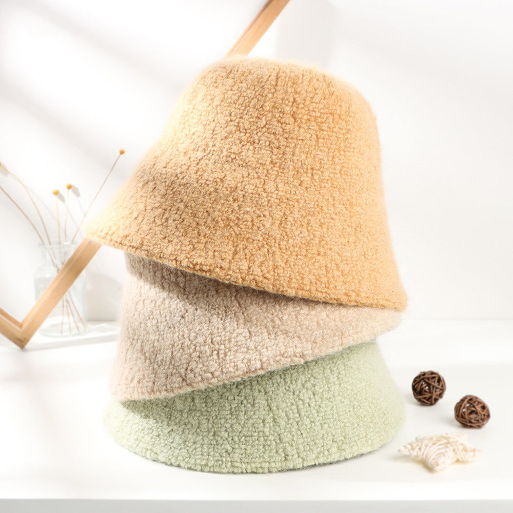 Female Fisherman Hat Alpaca Bucket Gentle