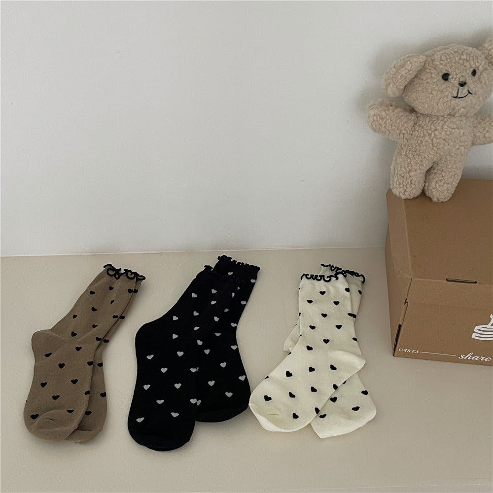 Wooden Ear Love Tube Socks