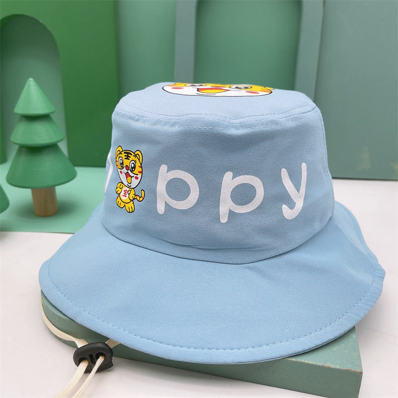 Cute Tiger Head Shade Children Hat Outdoor