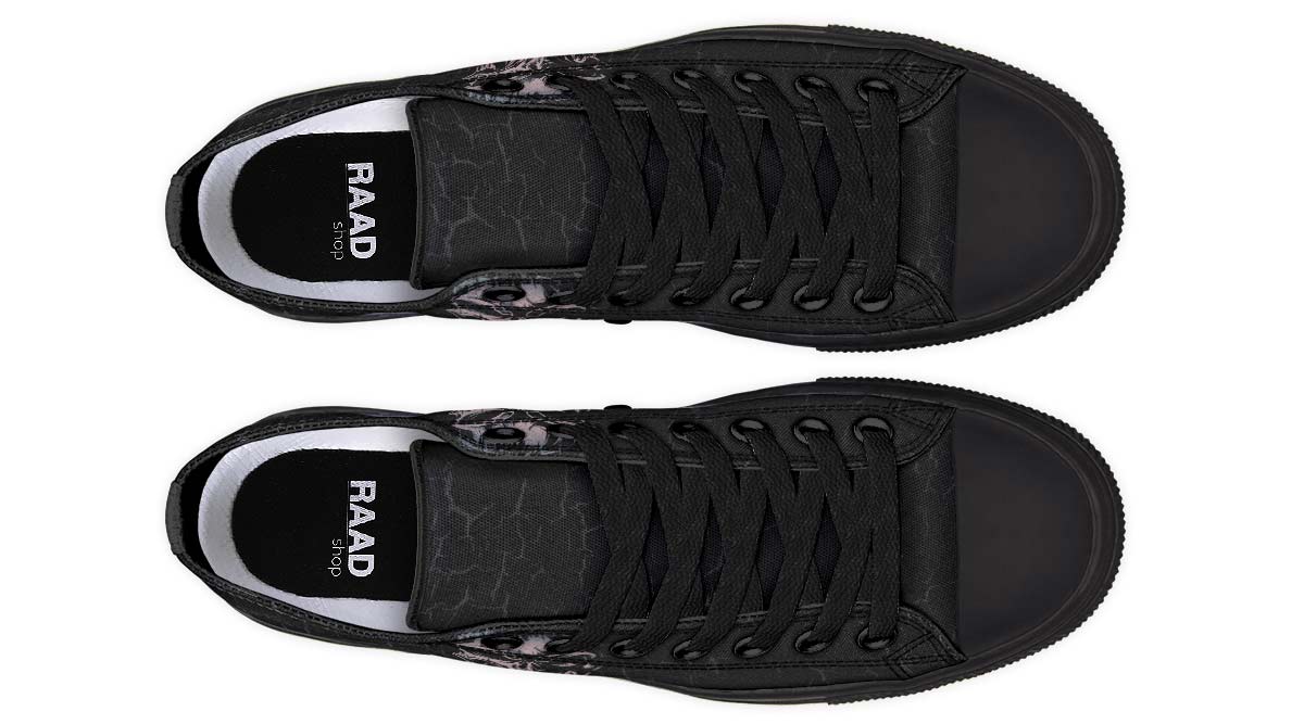 Fashion Print Couple Low-Top Canvas Shoes