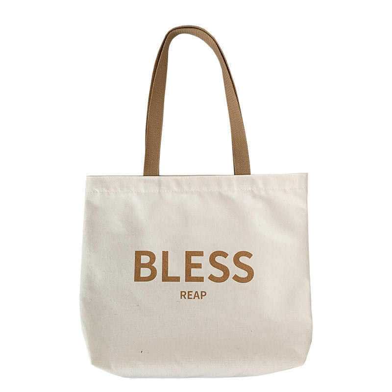 Portable Single Shoulder Canvas Bag With Large Capacity