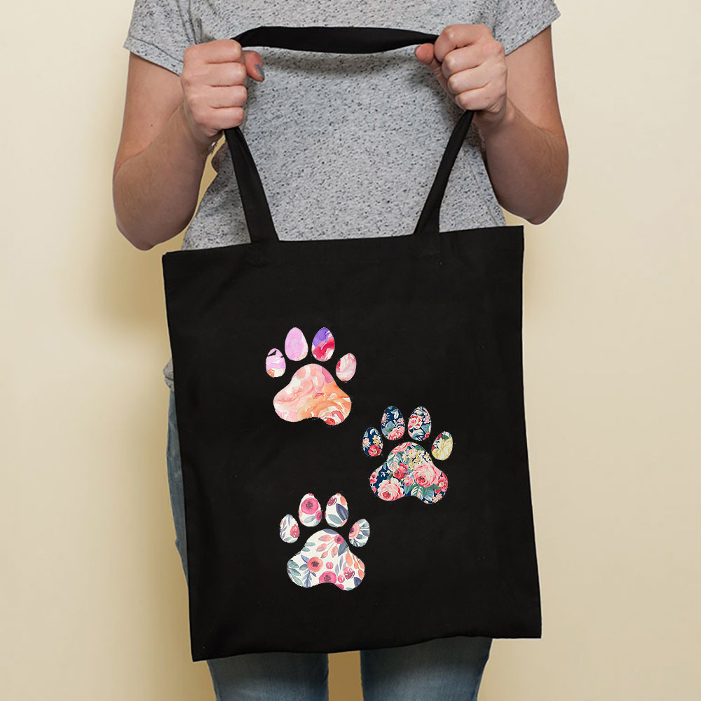 Sausage Cute Pet Dog Printed Canvas Bag