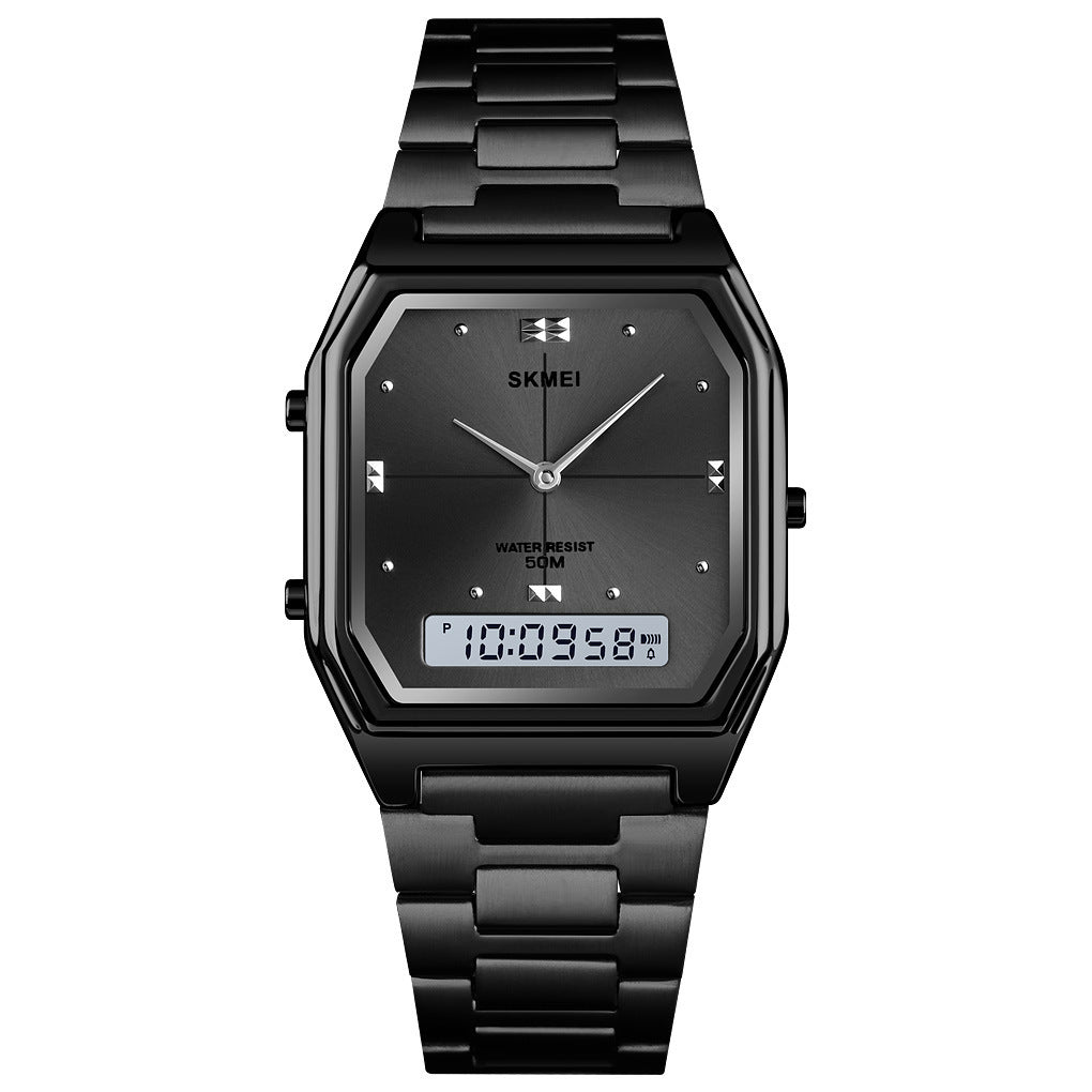 Mens Multifunctional Sports Waterproof Alarm Electronic Watch