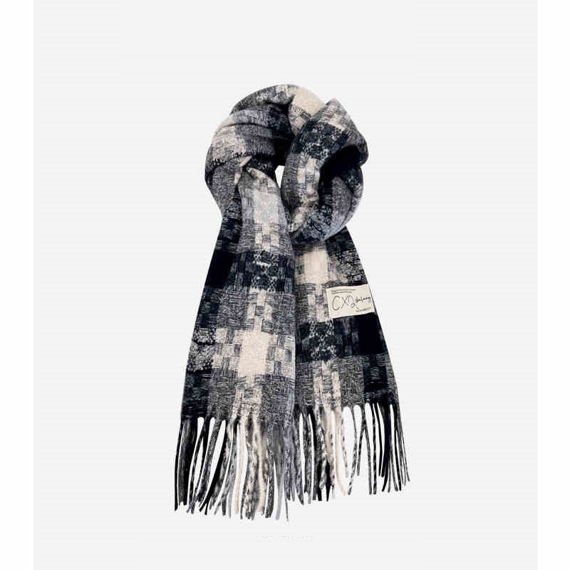Autumn And Winter Warm Temperament Wild Atmosphere Couple Scarf