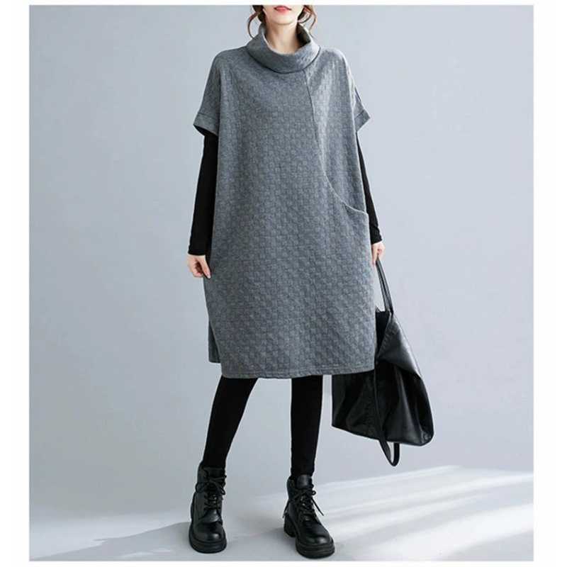 Womens Long-Sleeve Vest Dress Coat