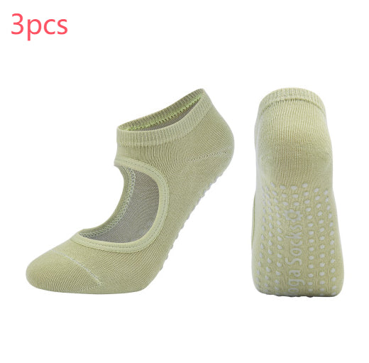 Combed cotton yoga socks