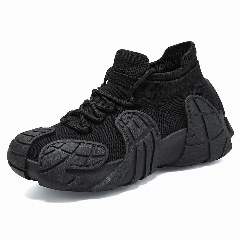 Fashion Retro Sneaker Flyknit Casual Shoes Platform