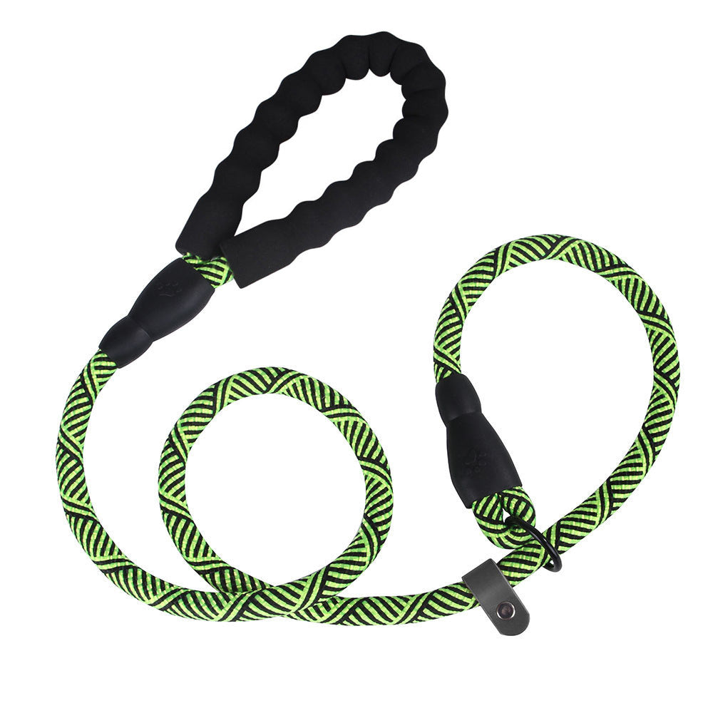Hund Nylon Træktov Trækresistent P-kæde Rundtov Gåtur Enkelt Hundesnor Hundekæde