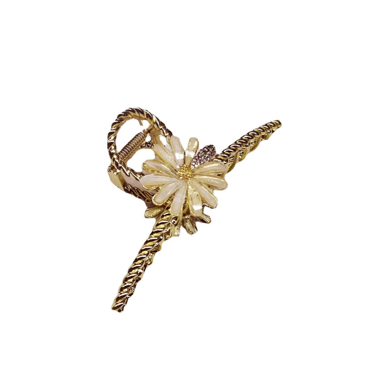 Simple Snowflake Flower Temperament Hairpin Girl Feeling