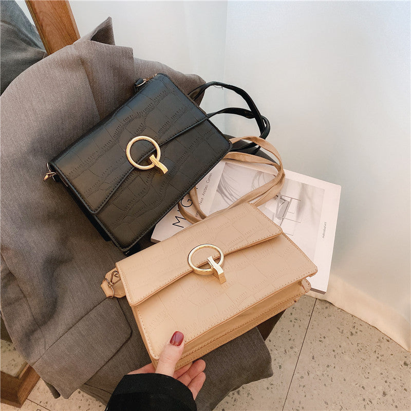 Women's New Trendy Stone Pattern All-match Fashion Diagonal Bag