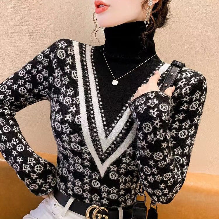 Fløjlsforet Sweater Dame Undertrøje Enkeltlags Fleeceforet Tyk