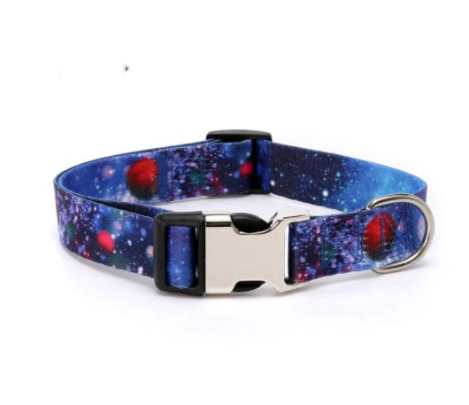 Collar Pet Dog Rope Ethnic Style Striped Forest Polyester Cotton