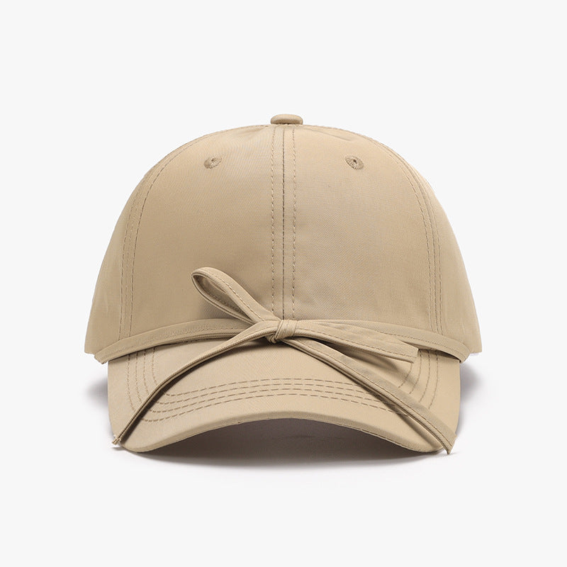 Spring And Autumn Bowknot Quick-drying Soft Top Women's Baseball Cap