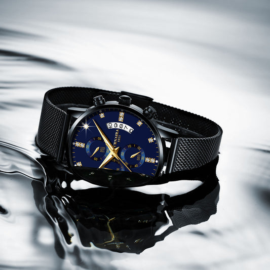 Men's Fashion Simple Waterproof Quartz Watch