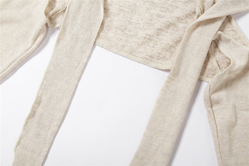 Fashion Trend Women's Long-sleeved Hooded T-shirt