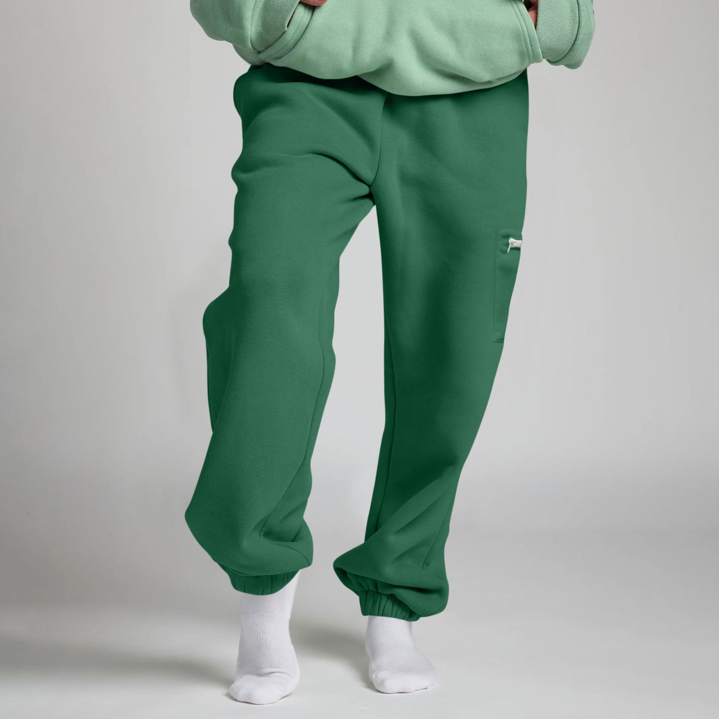 Women's Loose Large-size Fleece-lined Thick Pants