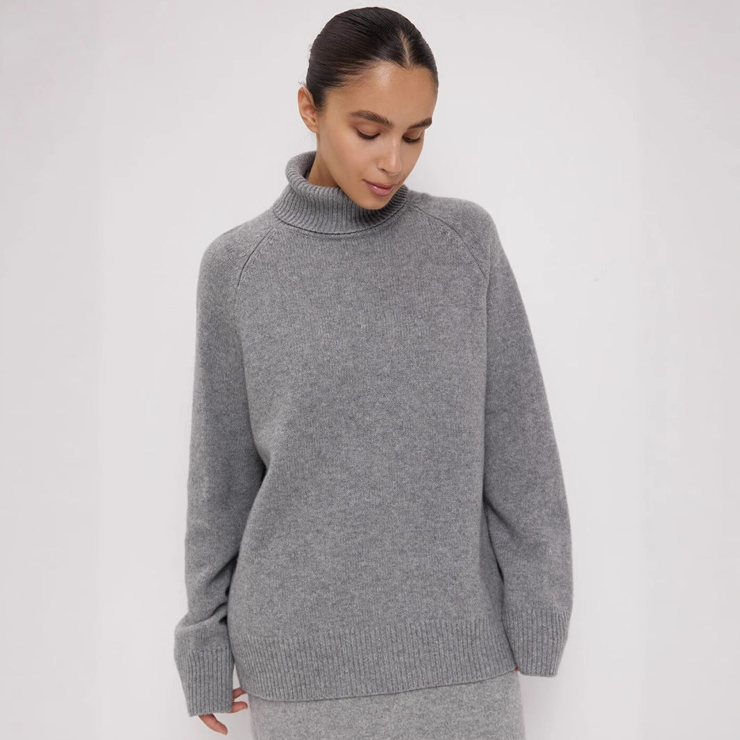 New Loose Pullover Thermal Knitting Sweater For Women
