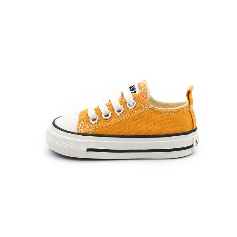 Children's Canvas Soft Sole Solid Color Casual Shoes