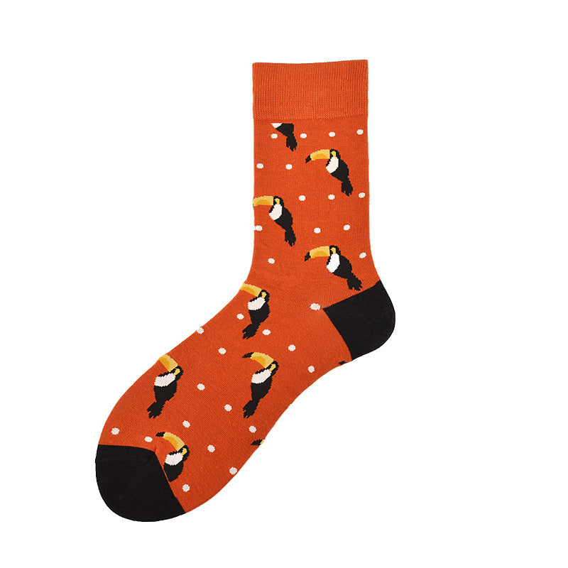 Creative Couple Cotton Mid-high Socks