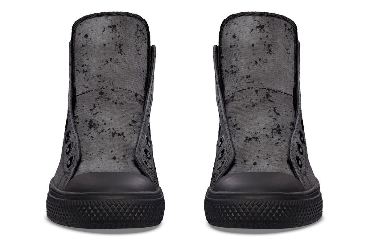 Printed Couple High-top Canvas Shoes
