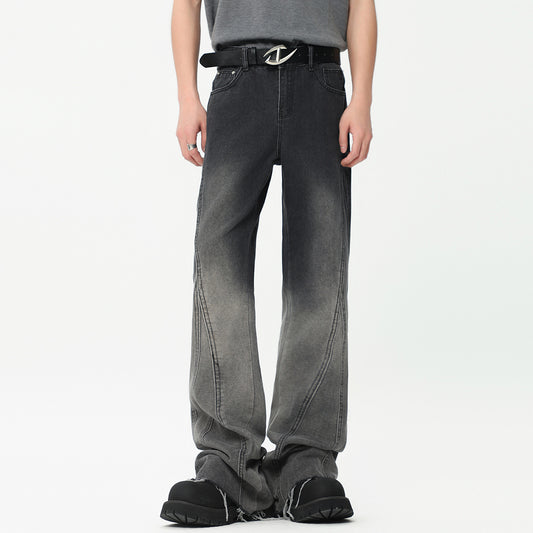 Women's Gradient Washed American-style Skinny Jeans