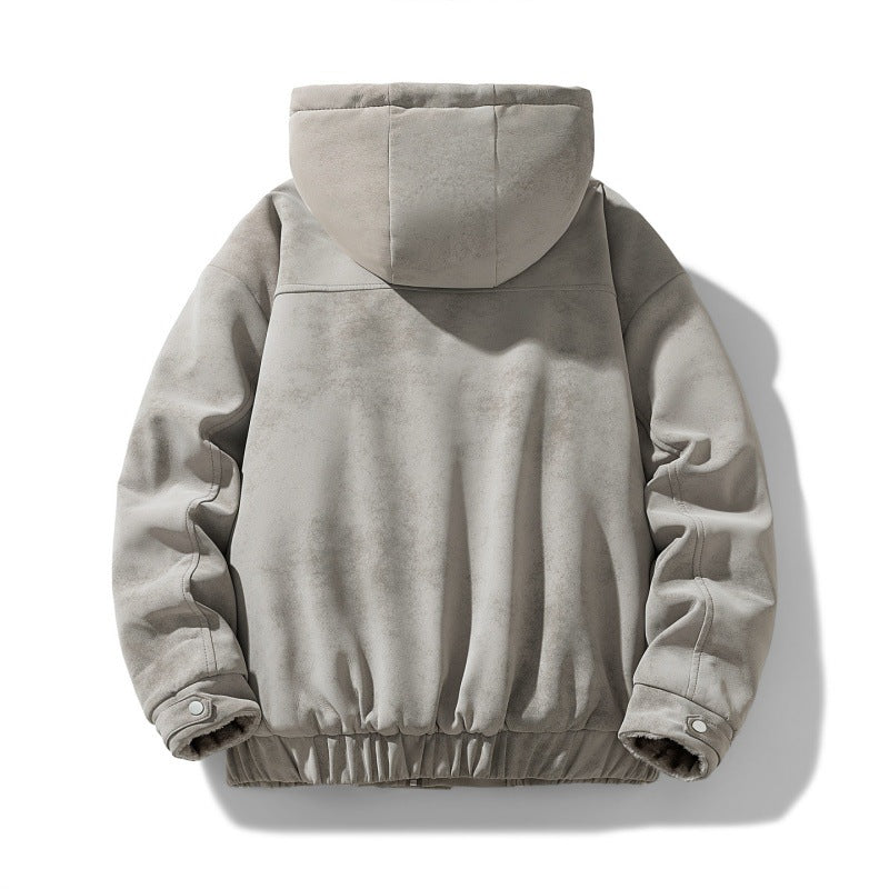 Men's Hooded Thickened Warm Casual Jacket