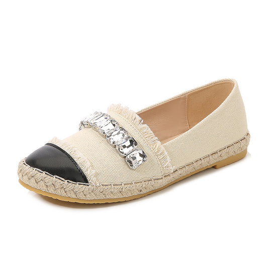Women's Shoes Are Casual And Round-toe Flat Women's Single Shoes
