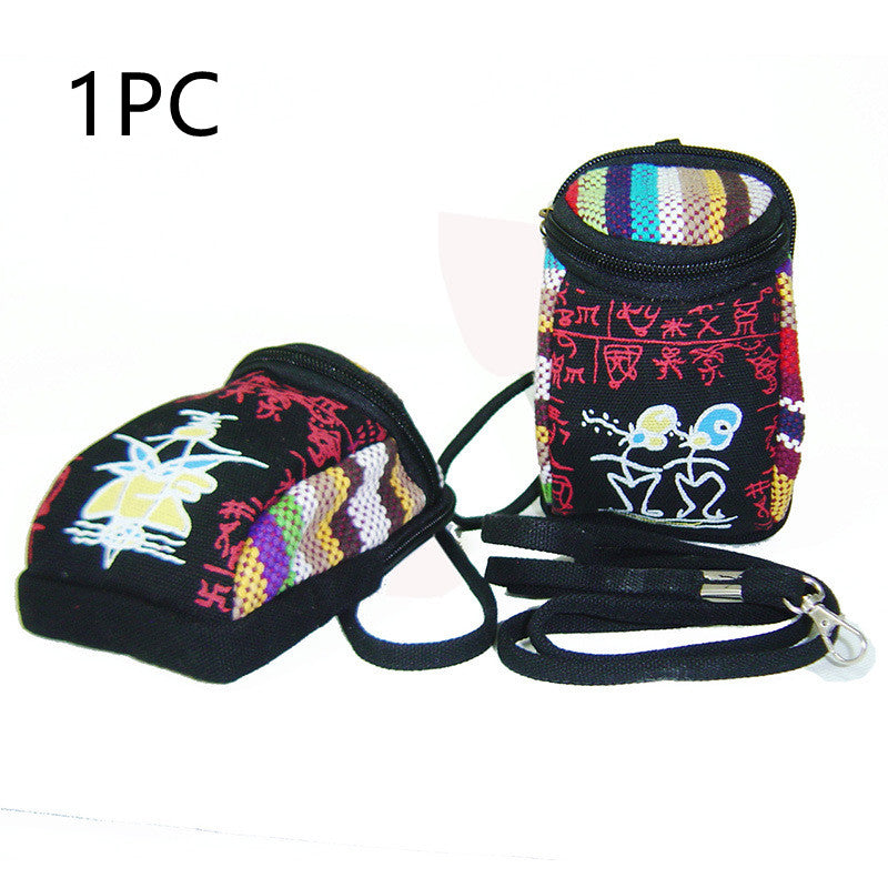 Yunnan Ethnic Single Shoulder Cross Body Handbag Multi-purpose