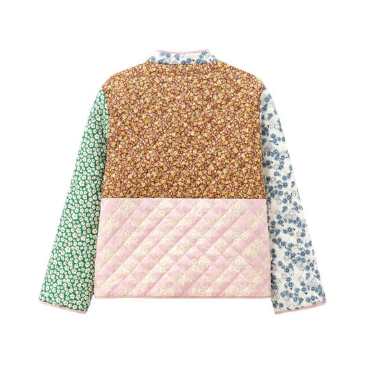 Autumn New Women's Patchwork Cotton-padded Jacket