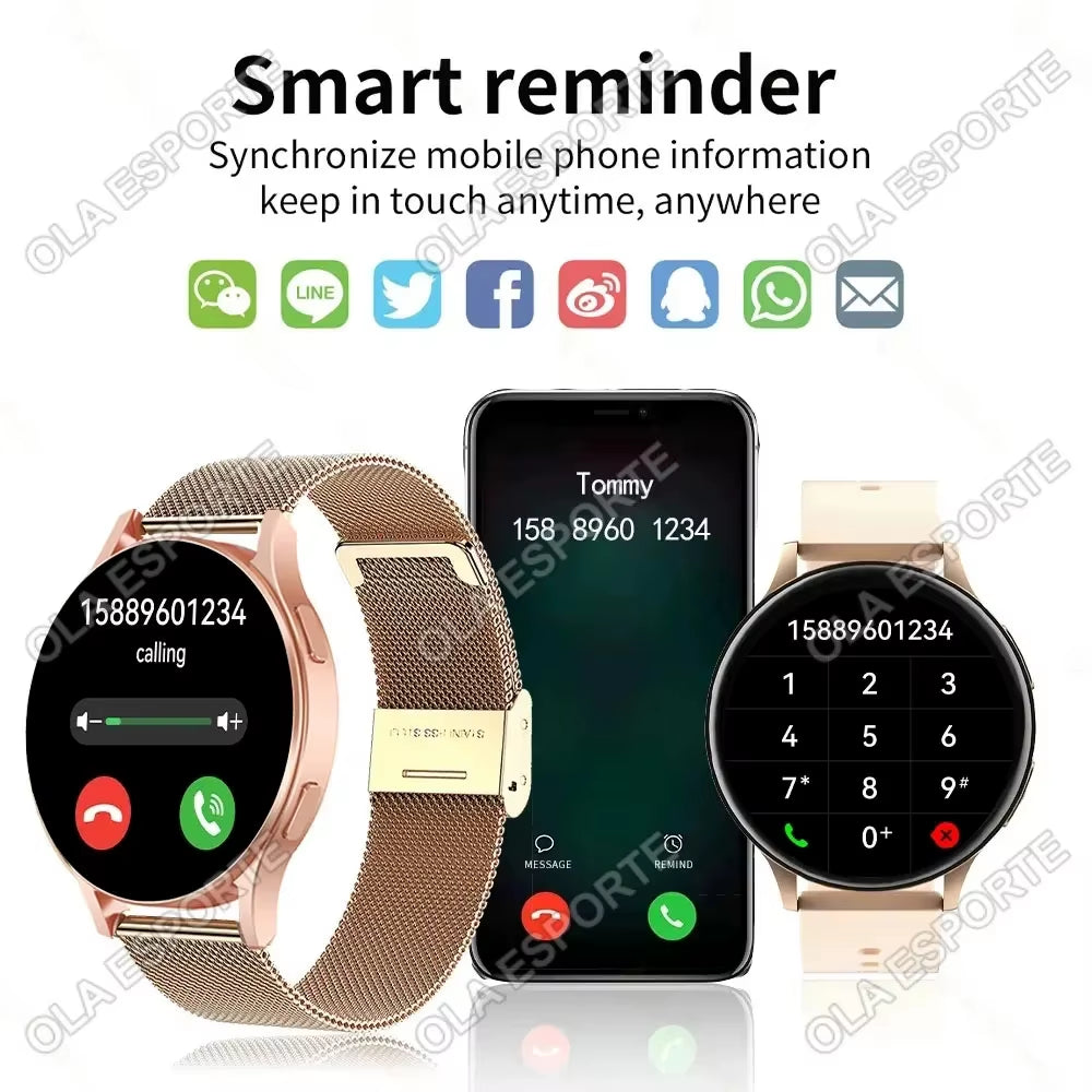 2024 New Smart Watch 6 Pro Full Touch Blood Pressure Blood Oxygen Bluetooth Call Waterproof Smartwatch Men Women for Android IOS