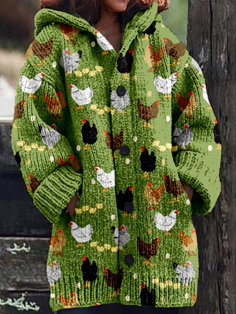 Halloween Animal 3D Printing Casual Design Sense Hooded Sweater Cloak Coat