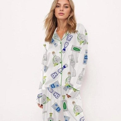 Polyester Digital Printed Pajama Set