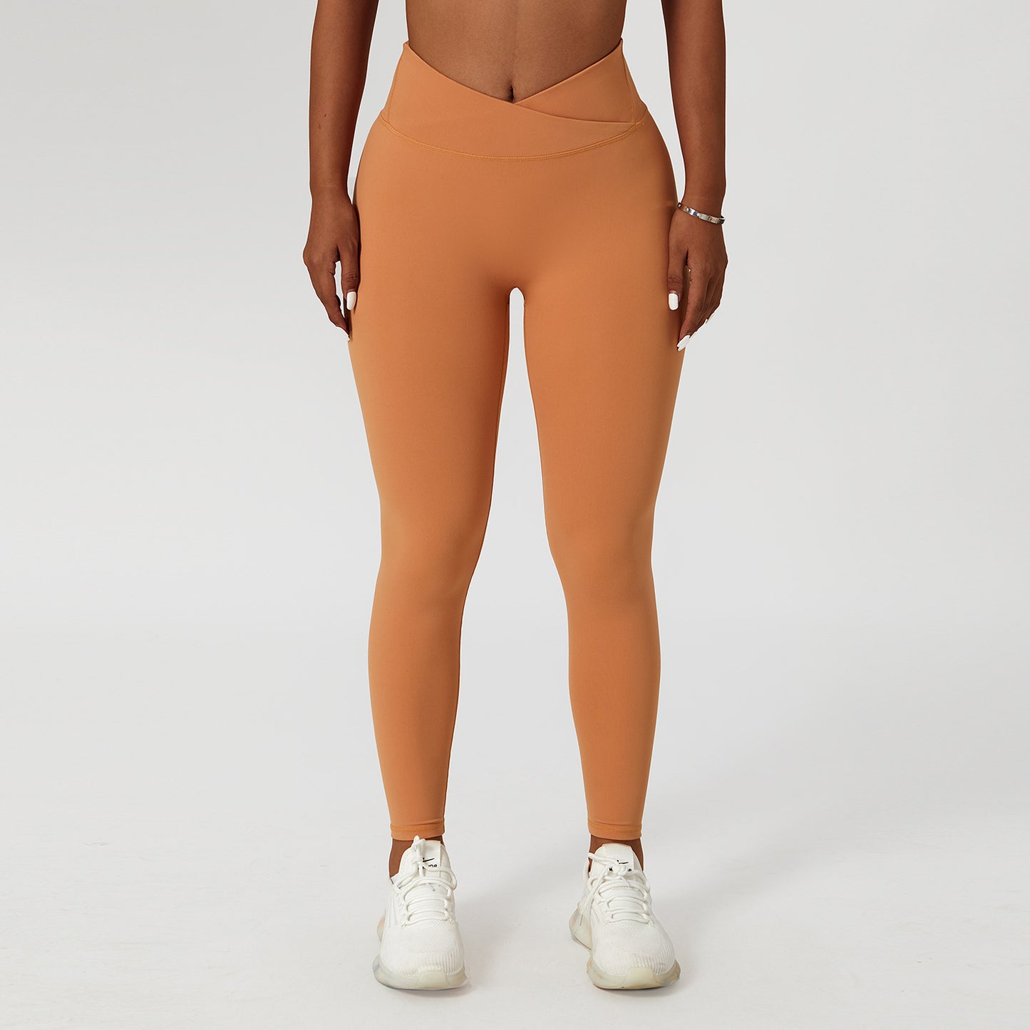 Breathable Cross Waist Tight Quick-drying Pants