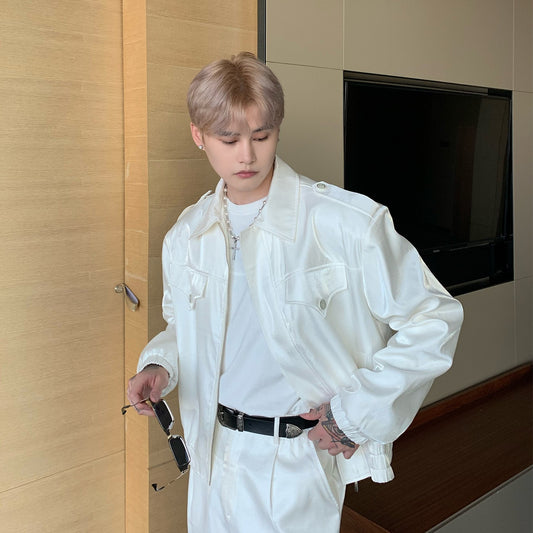 Niche High-end Design Short Jacket Men