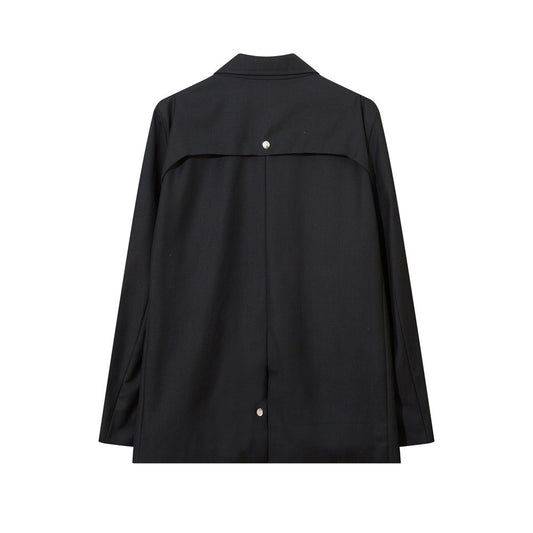 Stitching Zipper Casual Suit Men