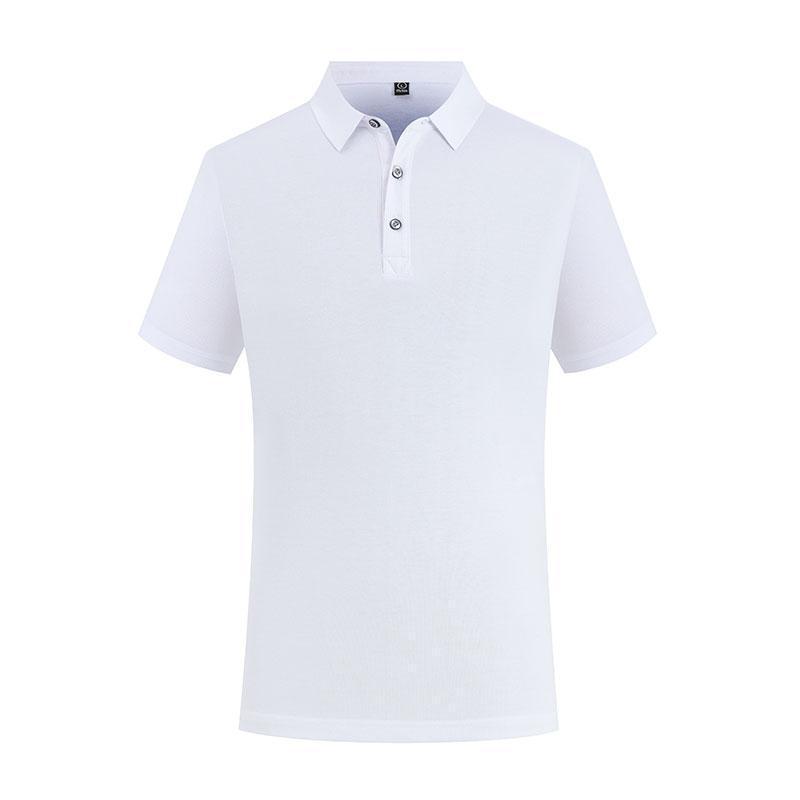 Solid Color Lapel Short Sleeve Polo Shirt