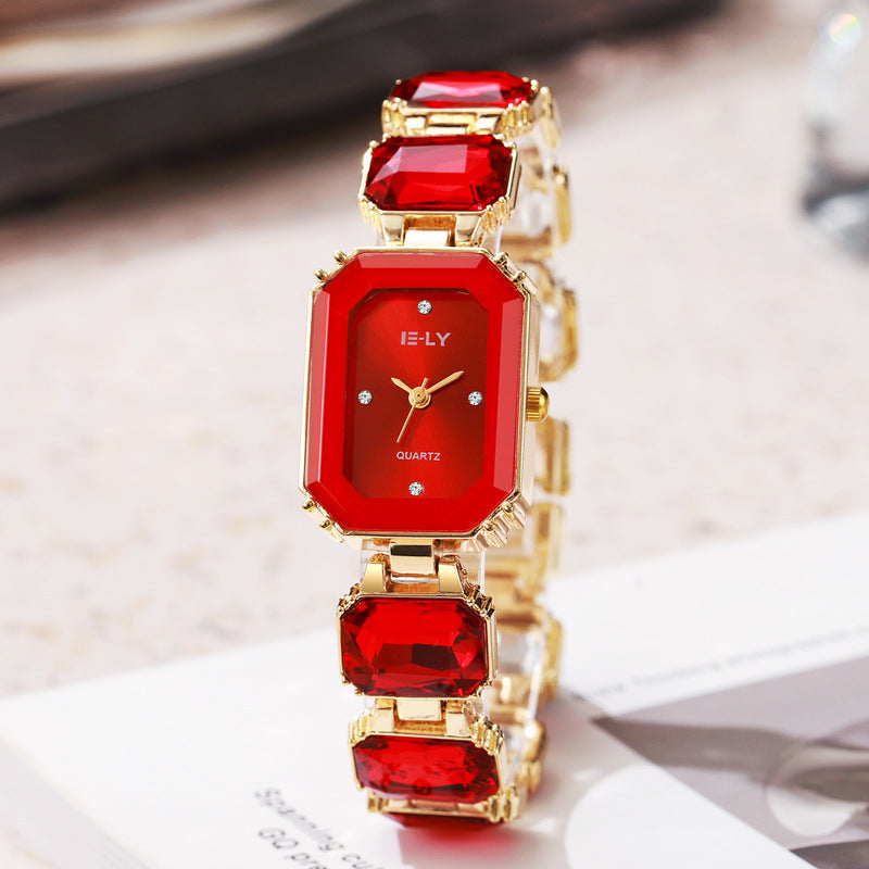 Colorful Niche High-grade Steel Belt Square