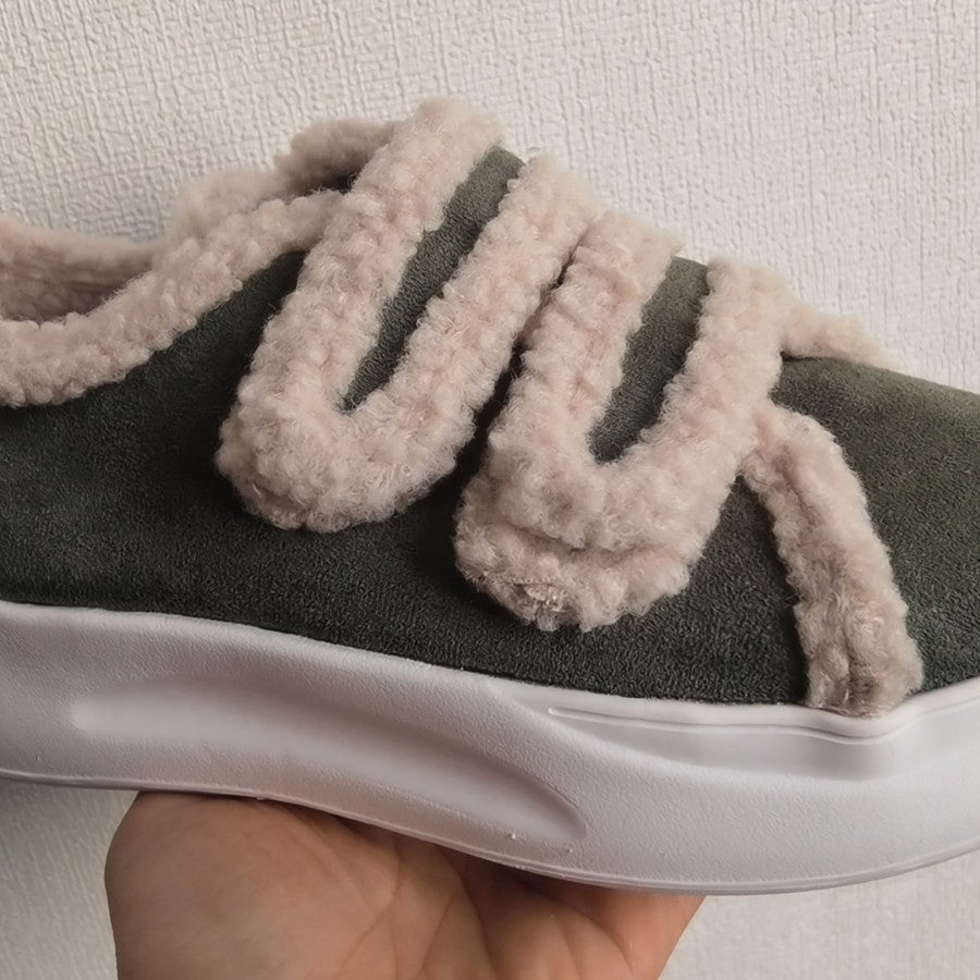 Waterproof Cotton Slippers Anti-slip Heel Women's Home
