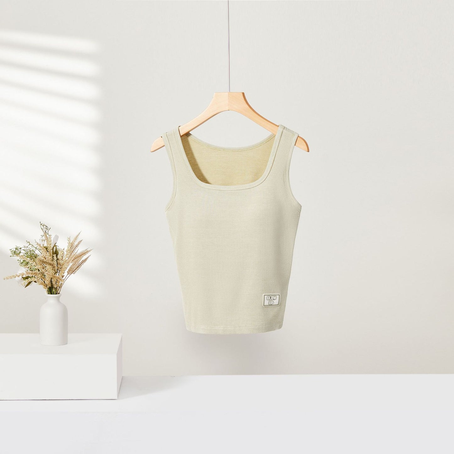 Women's Korean-style Square Collar Camisole Seamless Inner And Outer Wear