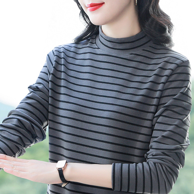 Women's AutumnWinter New Inner-Layer Warm Long-Sleeve Top