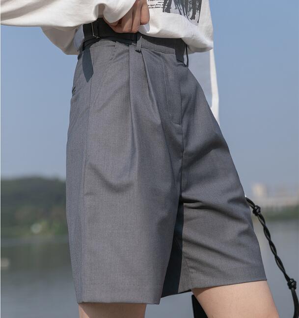 Women's Spring Loose High Waist Drape Casual Shorts