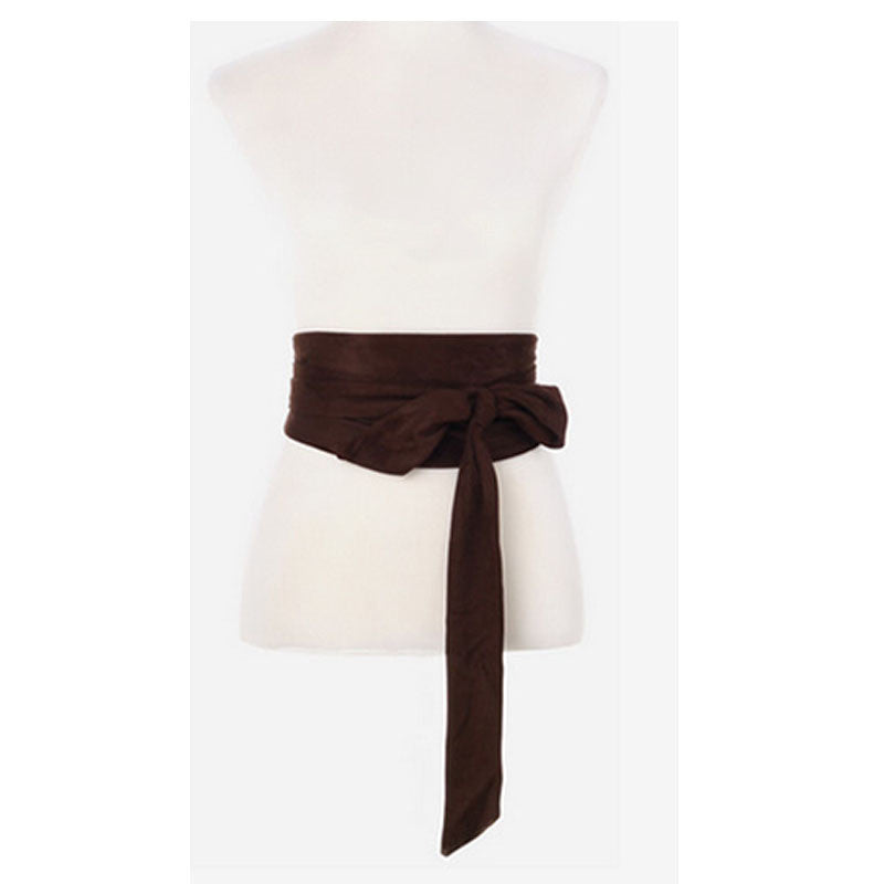 Ladies Cloth Wide Belt All Match Retro