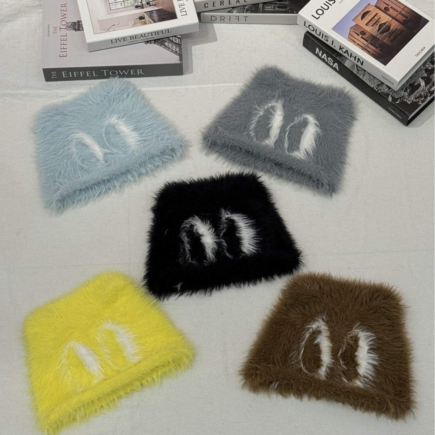 Personalized Anti-Mink Oversized Beanie For FallWinter Knitted Hat