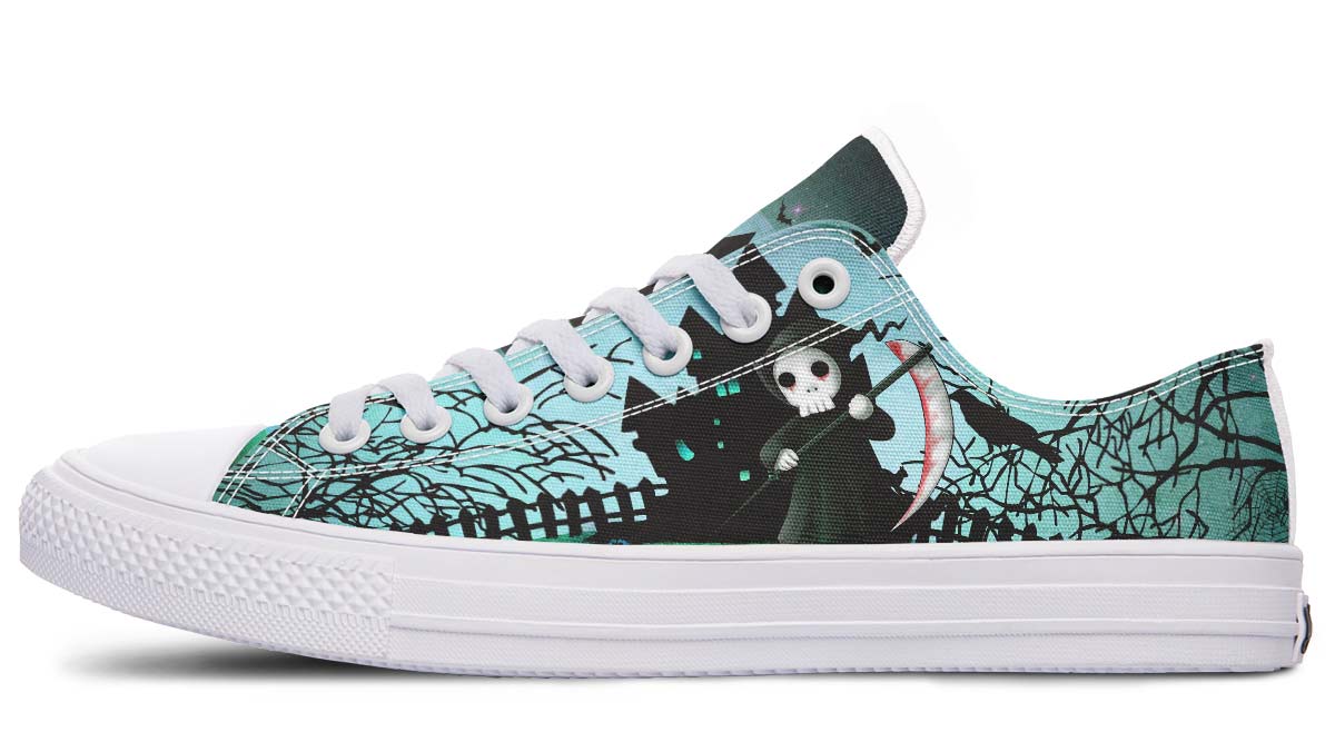 Fashion Print Couple Low-Top Canvas Shoes