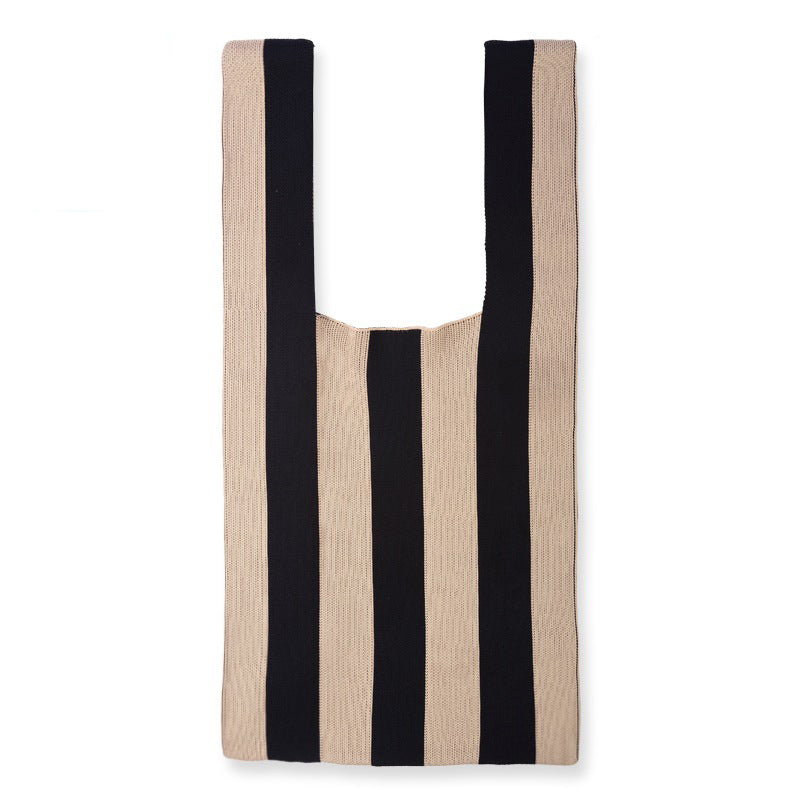 Creative And Simple Vest Shape Woolen Knitted Handbag