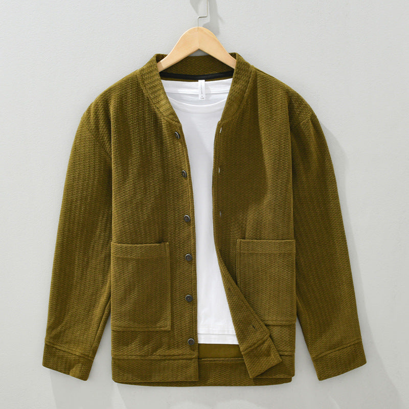 Men's Casual Knitted Cardigan Coat Jacket Top
