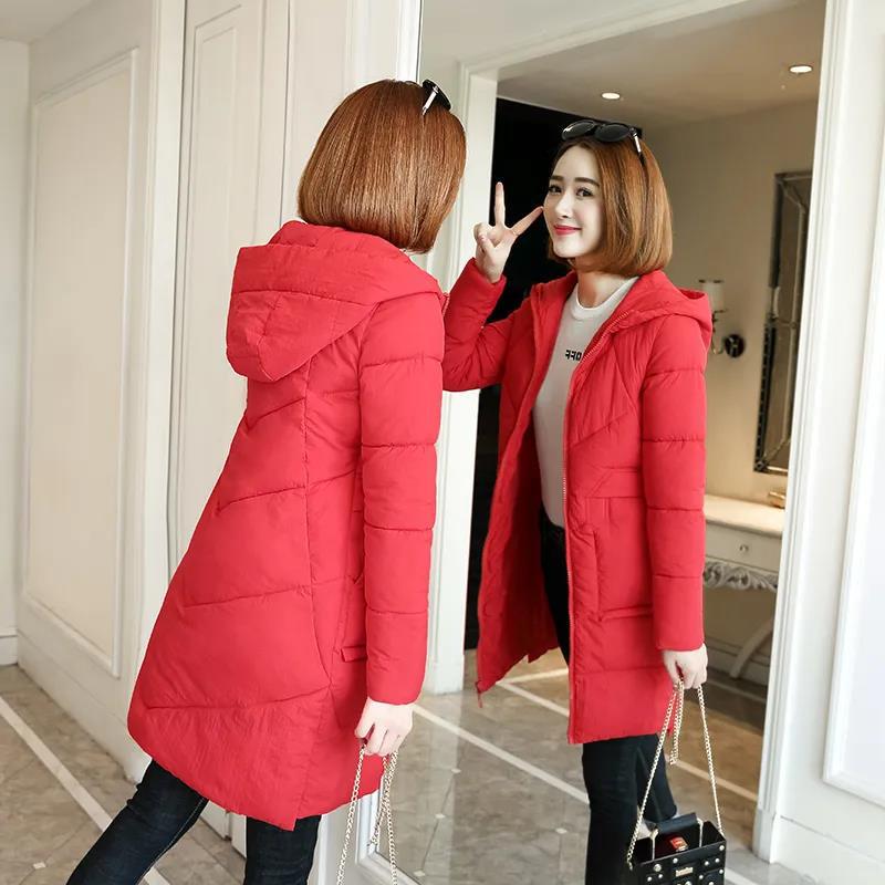 Women's Mid-length All-match Slim Down Padded Jacket