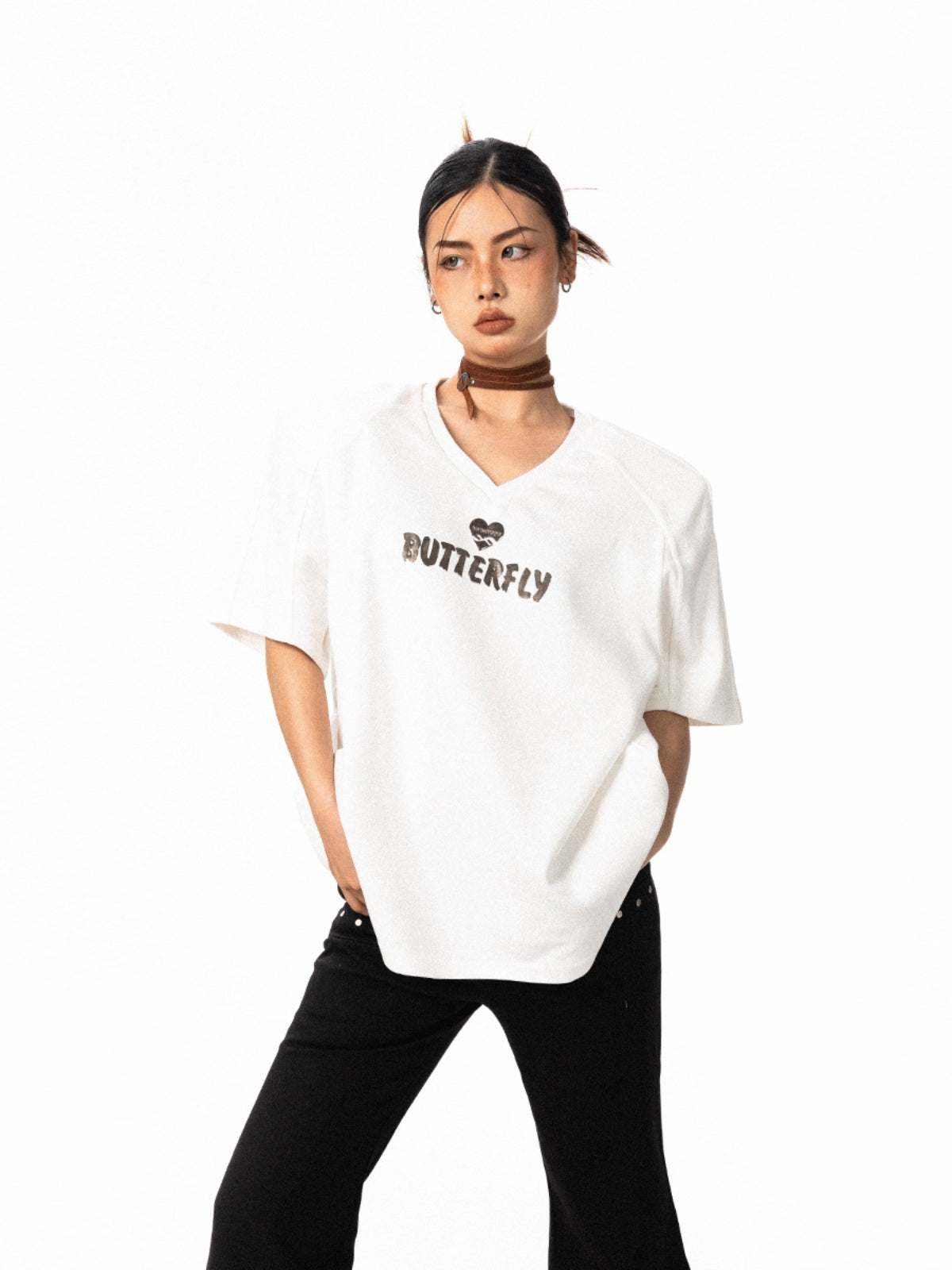 Casual Round Neck Loose And Simple Vacation Short Sleeve