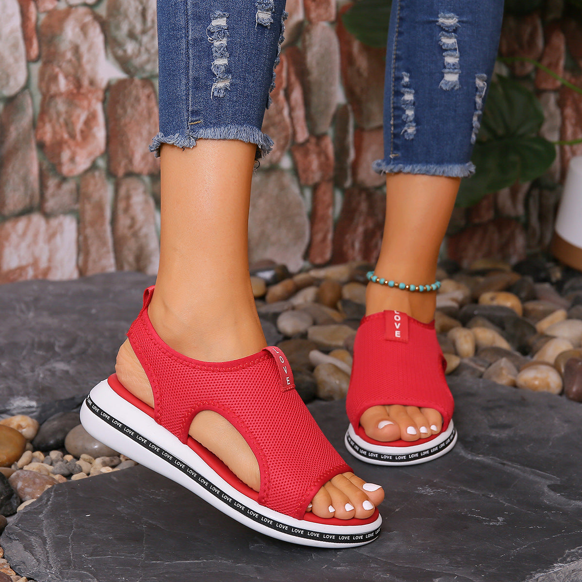 Fashion Flying Woven Women's Sandals